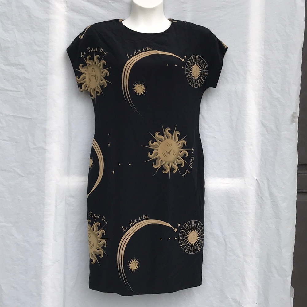 Vintage Jones New York French silk dress size 12